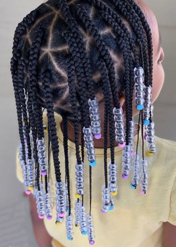 More Hairstyles with Beads for Little Girls