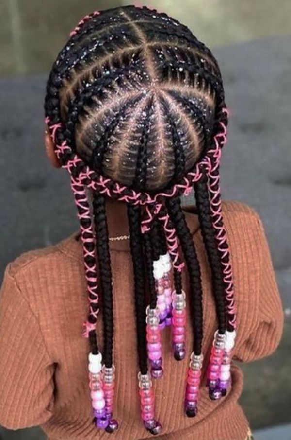 More Hairstyles with Beads for Little Girls