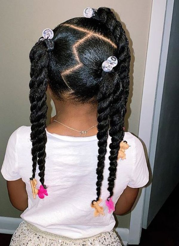 More Hairstyles with Beads for Little Girls