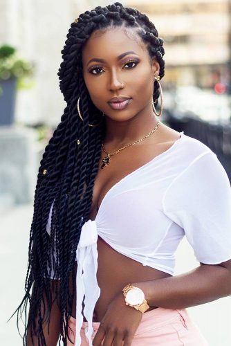 Side Twisted Hairstyle