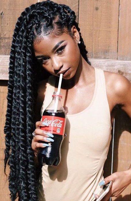 Long Pretty Senegalese Twists