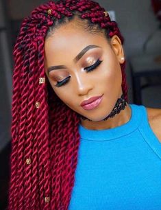 Red Senegalese Twist