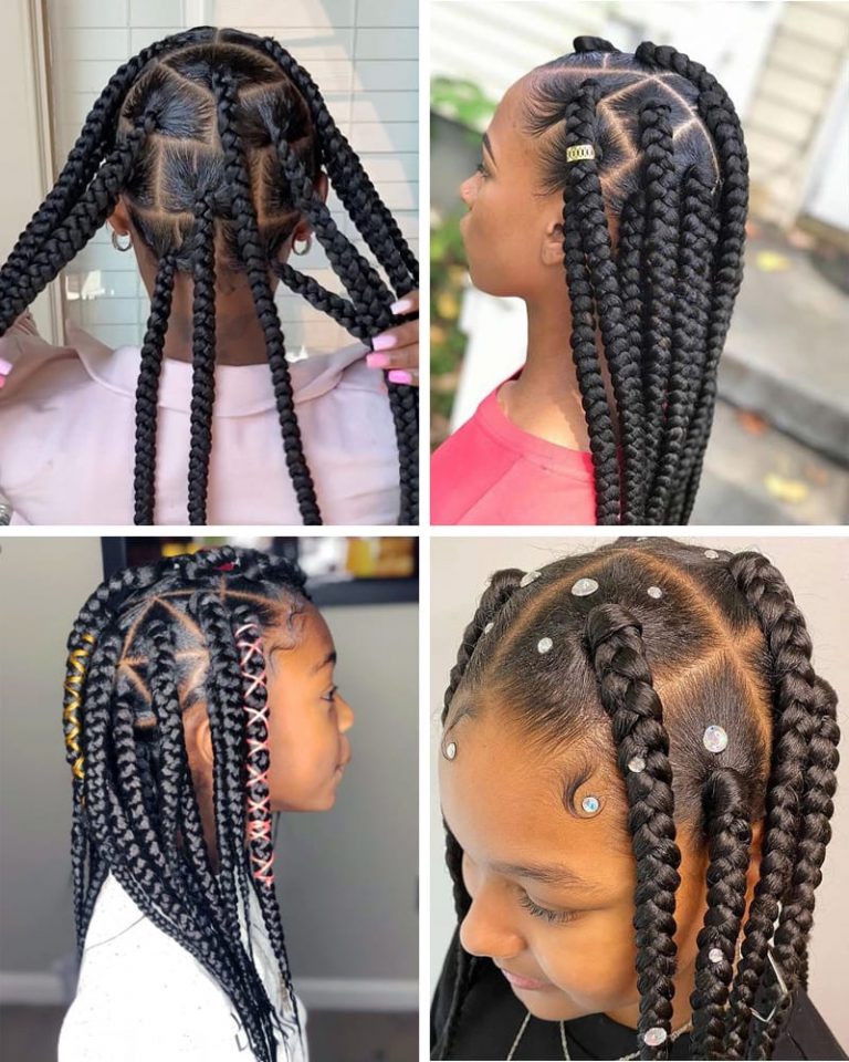 Expert-Approved Box Braids for Kids : 100+ Styles for Playground to ...