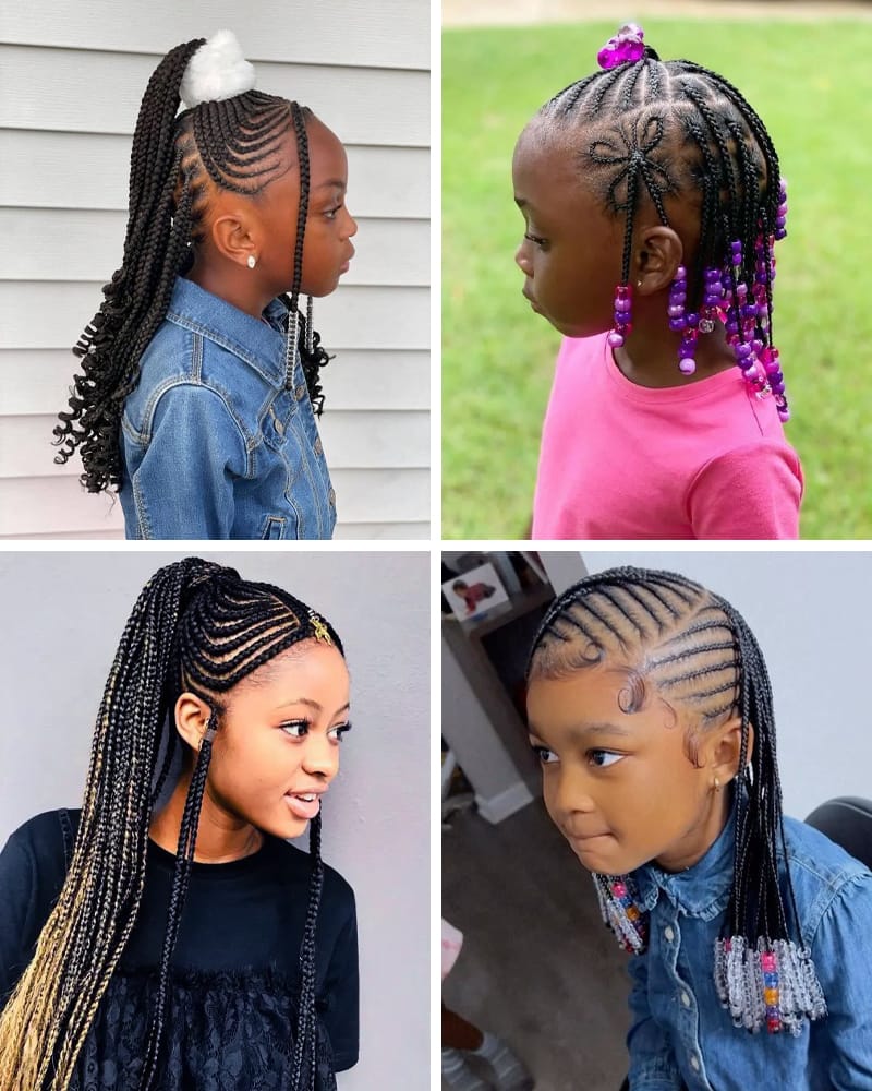 Fulani Braids for Kids