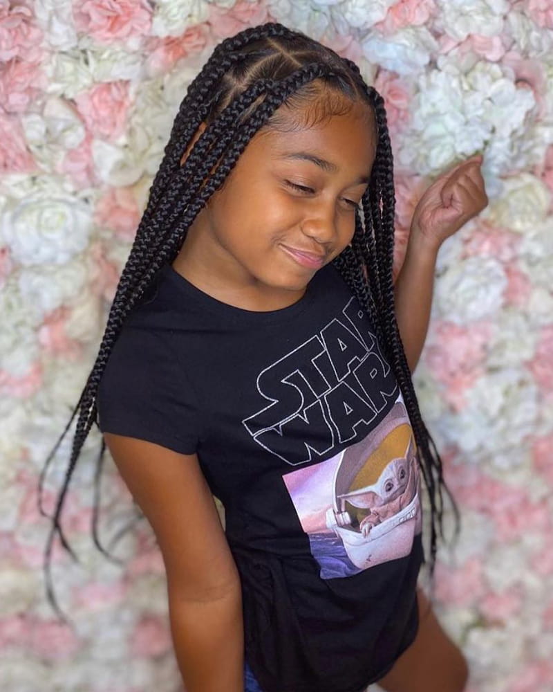 Cute Box Braids for Adorable Kids