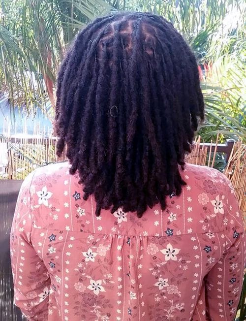 Starter Locs by Backcombing