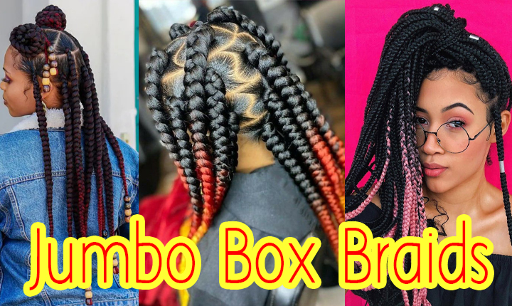 You are currently viewing Jumbo Box Braids Styles || Nuts and Bolts || Styles and Tutorial ||