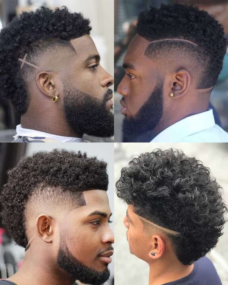10 Handsome Ways to Wear Burst Fade Mohawk Hairstyles Curly Craze
