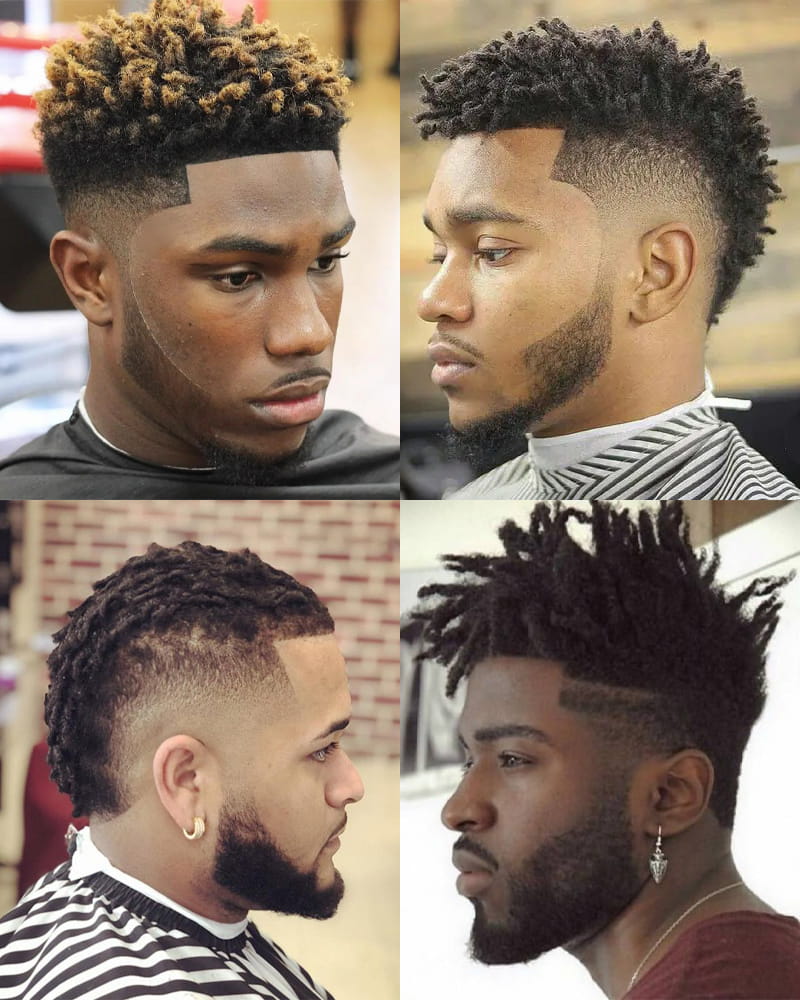 Short Dreads, Burst Fades, and Mohawks