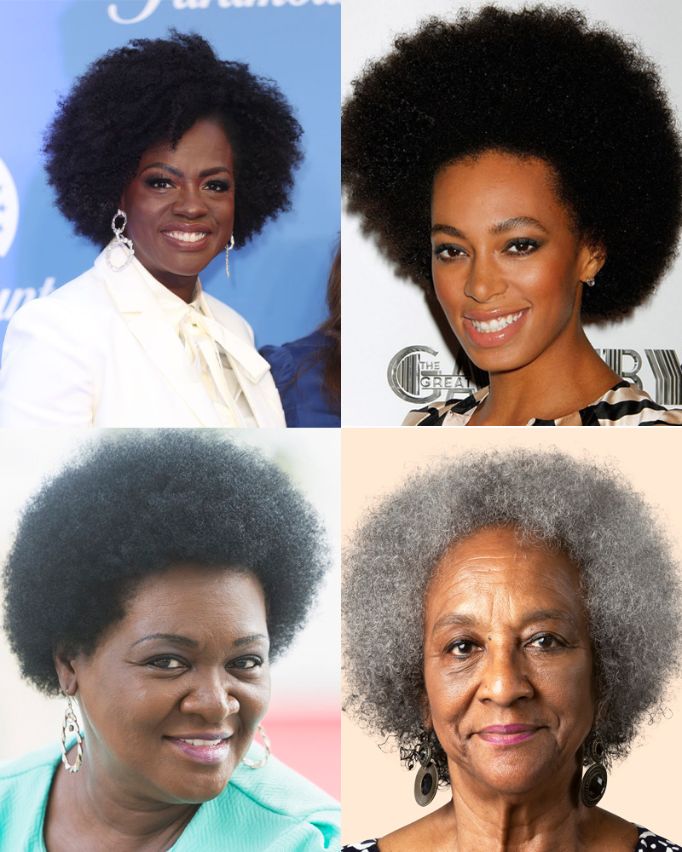 Classic Afro for Black Women Over 50