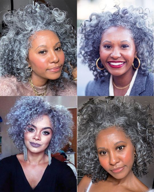 Medium Length Curly Natural Hairstyles For Black Women Over 50