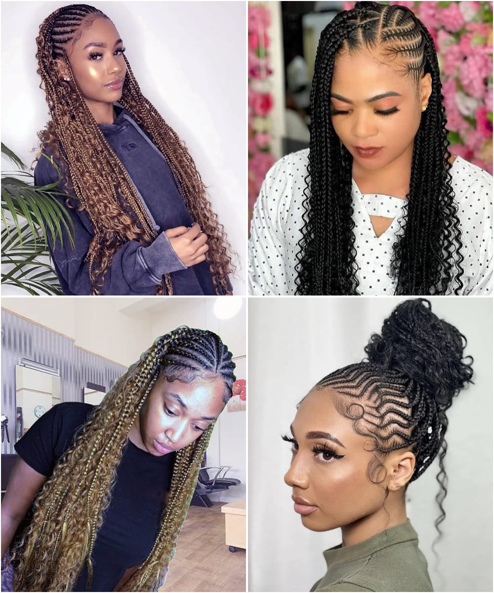 Boho Cornrows Braids