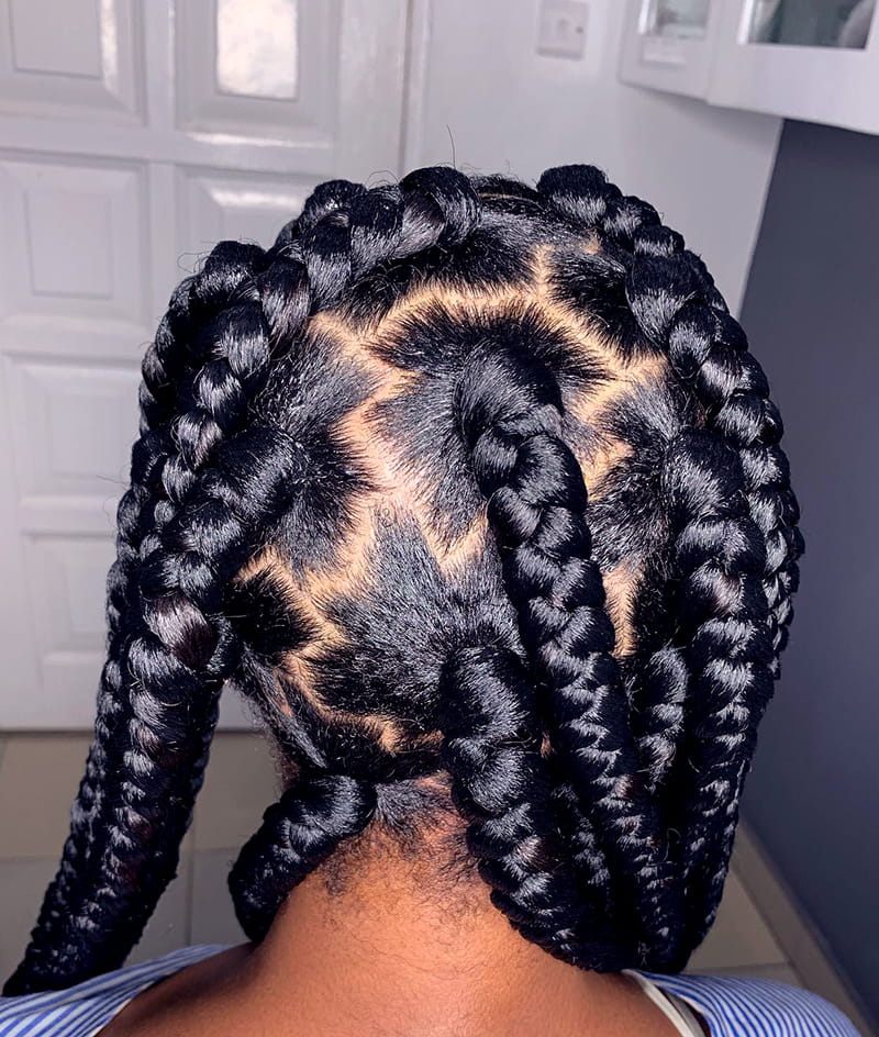 Traditional Jumbo Box Braids