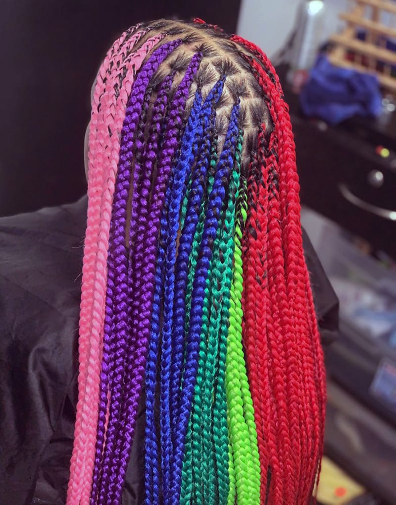 Multi-Colored Braids