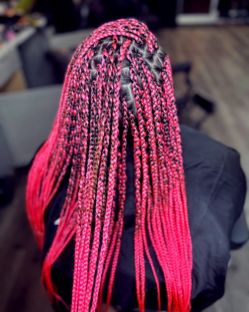 Pink Braids