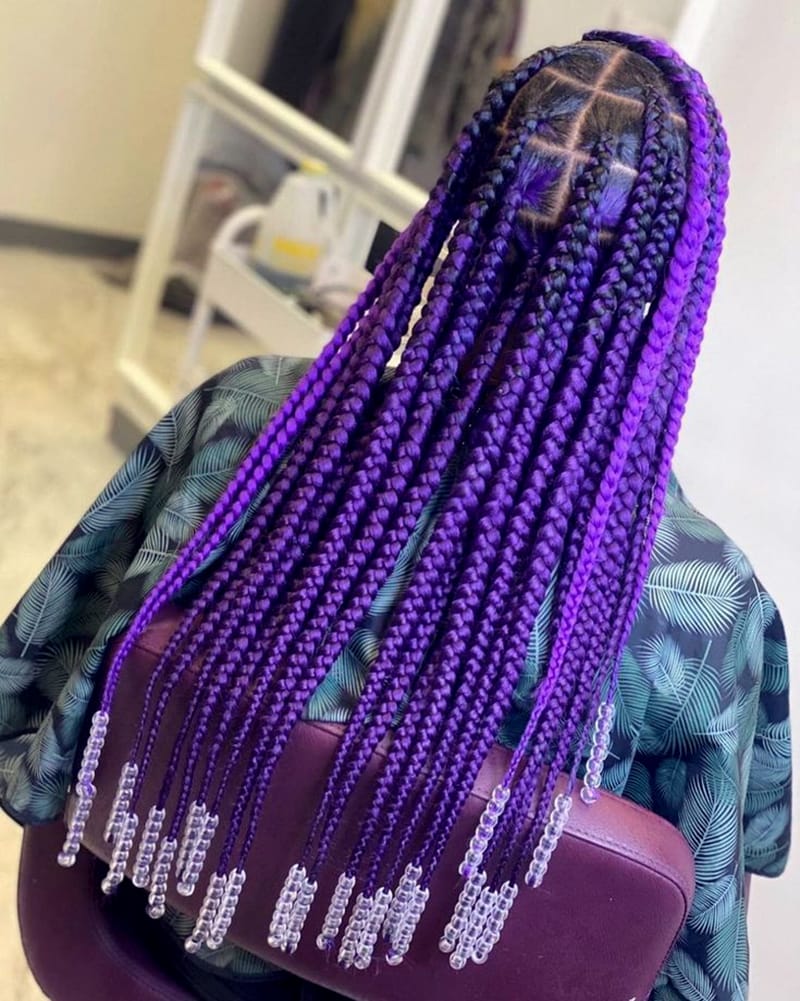 Purple Braids