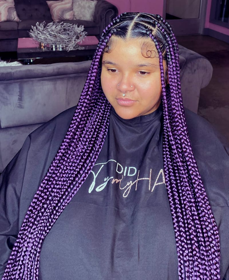 Purple Braids