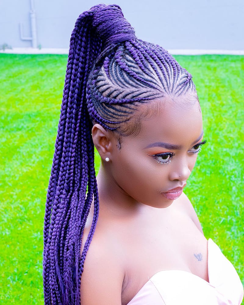 Purple Braids