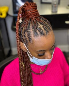 Stunning Cornrow Ponytail Design in HD Stunning Cornrow Ponytail Design in HD
