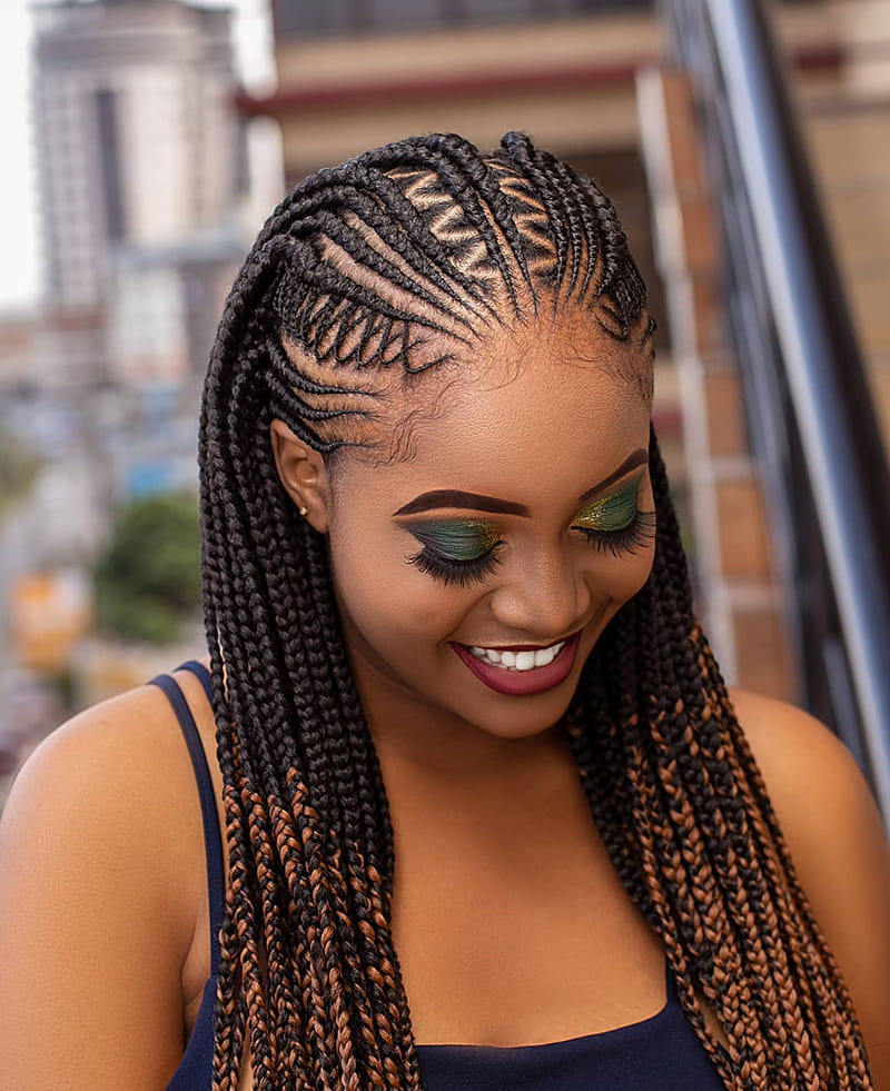 Colored Tribal Braids