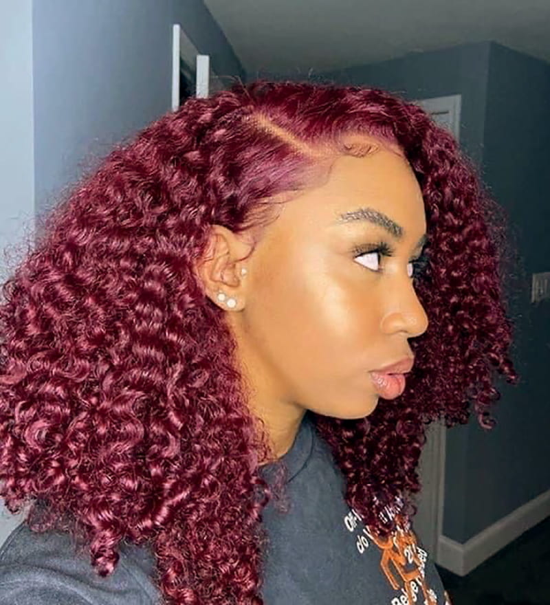 Burgundy Curls