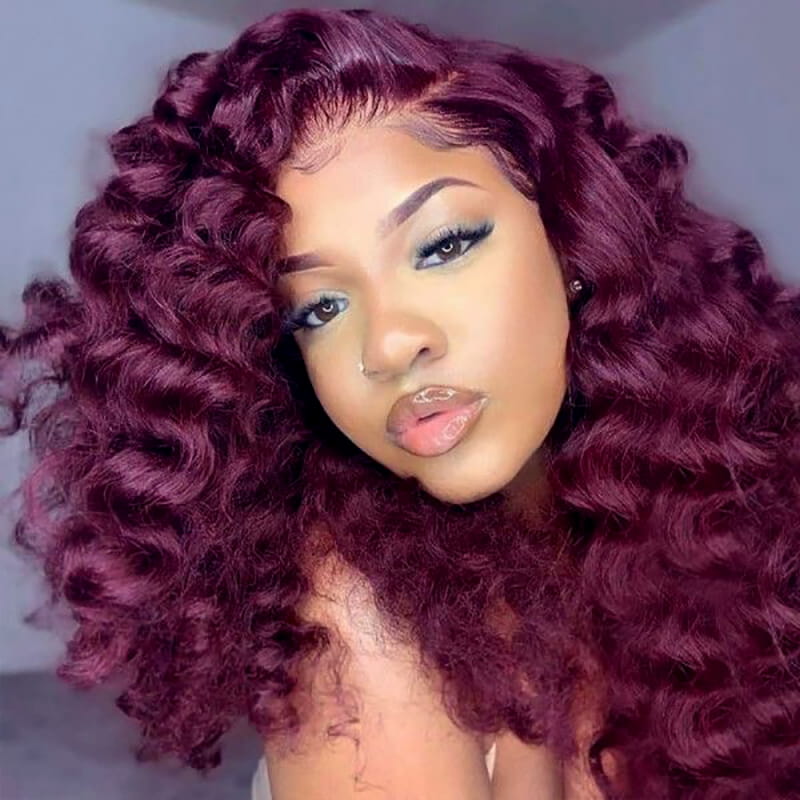 Burgundy Curls