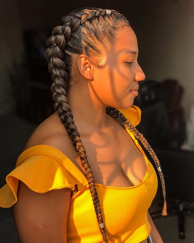 Ombre 2 Cornrow Braids