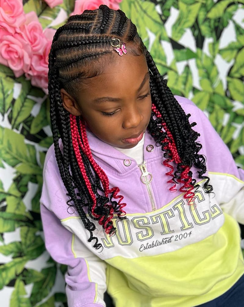 Cornrows Jumbo Braids