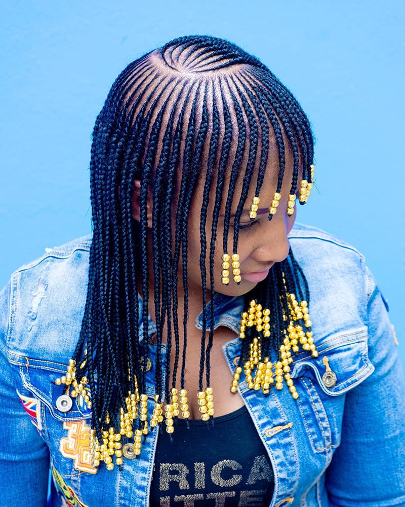 Braids and Bangs