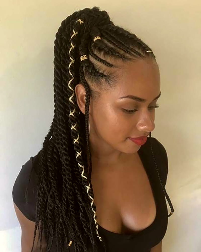 Thicker Braids, Thicker Ponytail