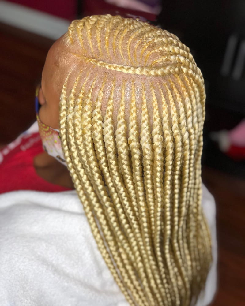 Blonde Tribal Braids