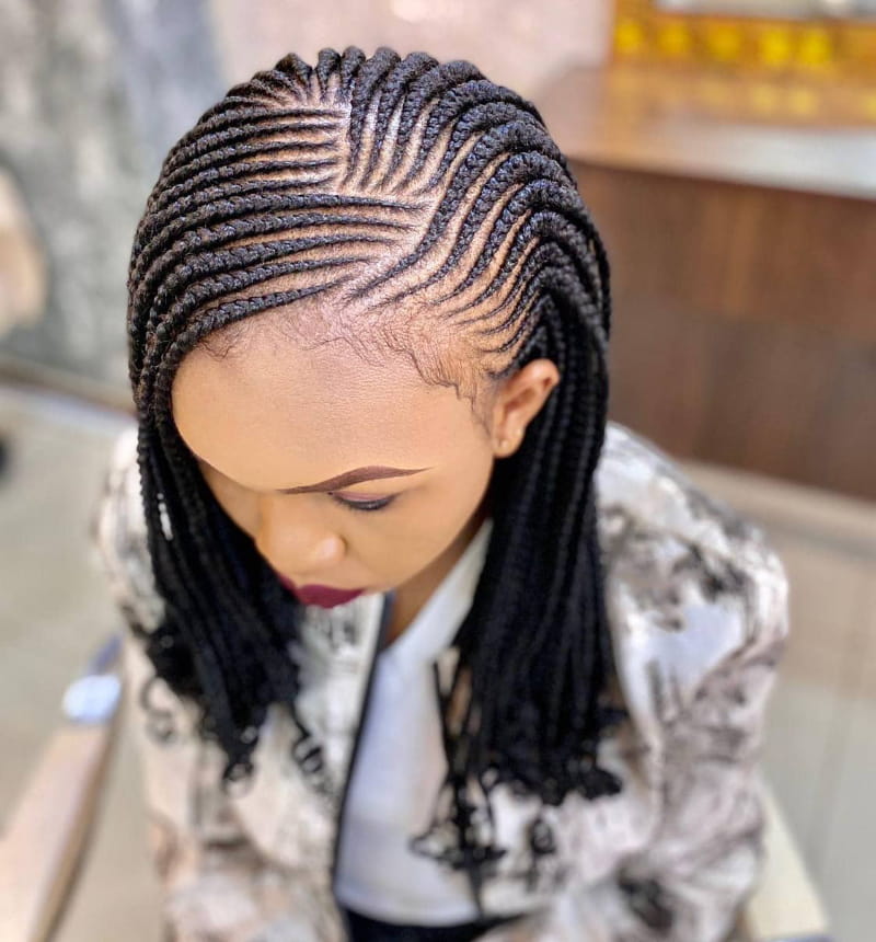 Tribal Braids with Multiple Pattern