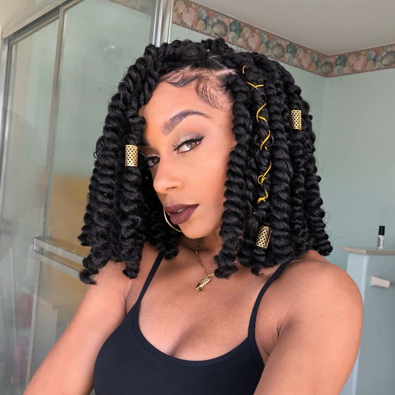 Short Big Box Braids