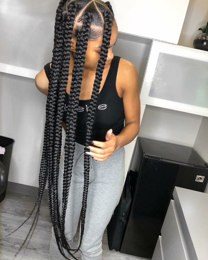 Super Long Box Braids