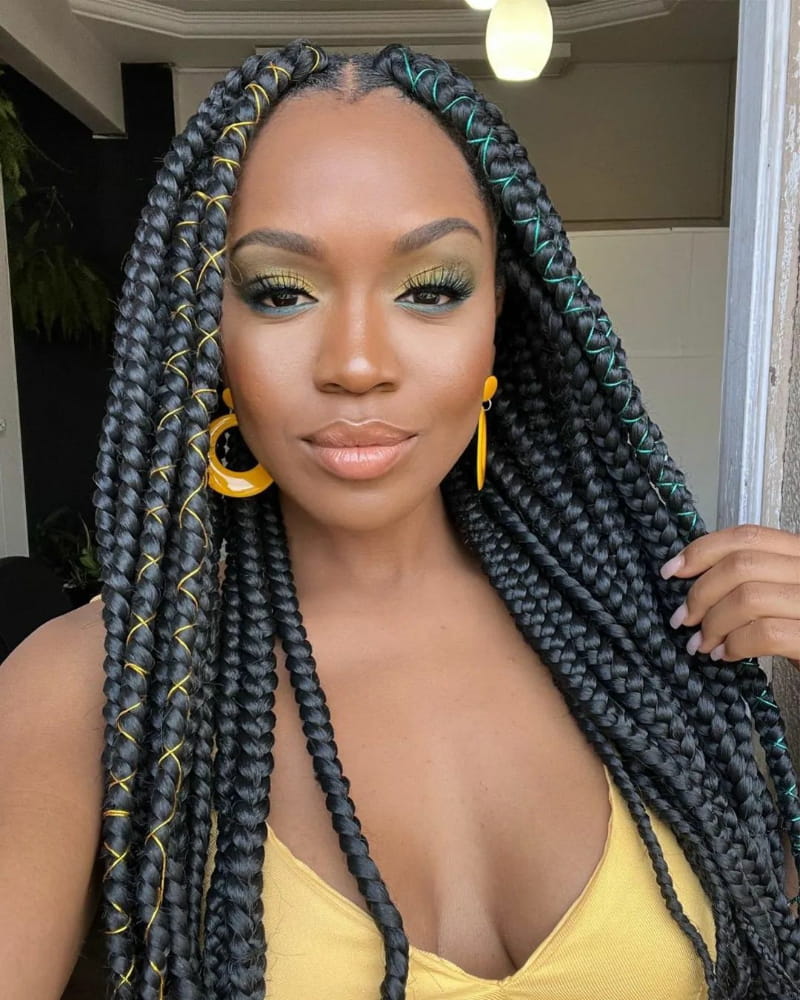 Black Big Box Braids