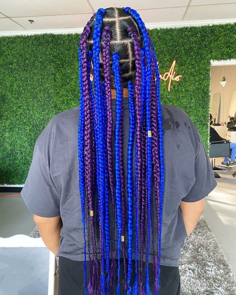 Blue Braids