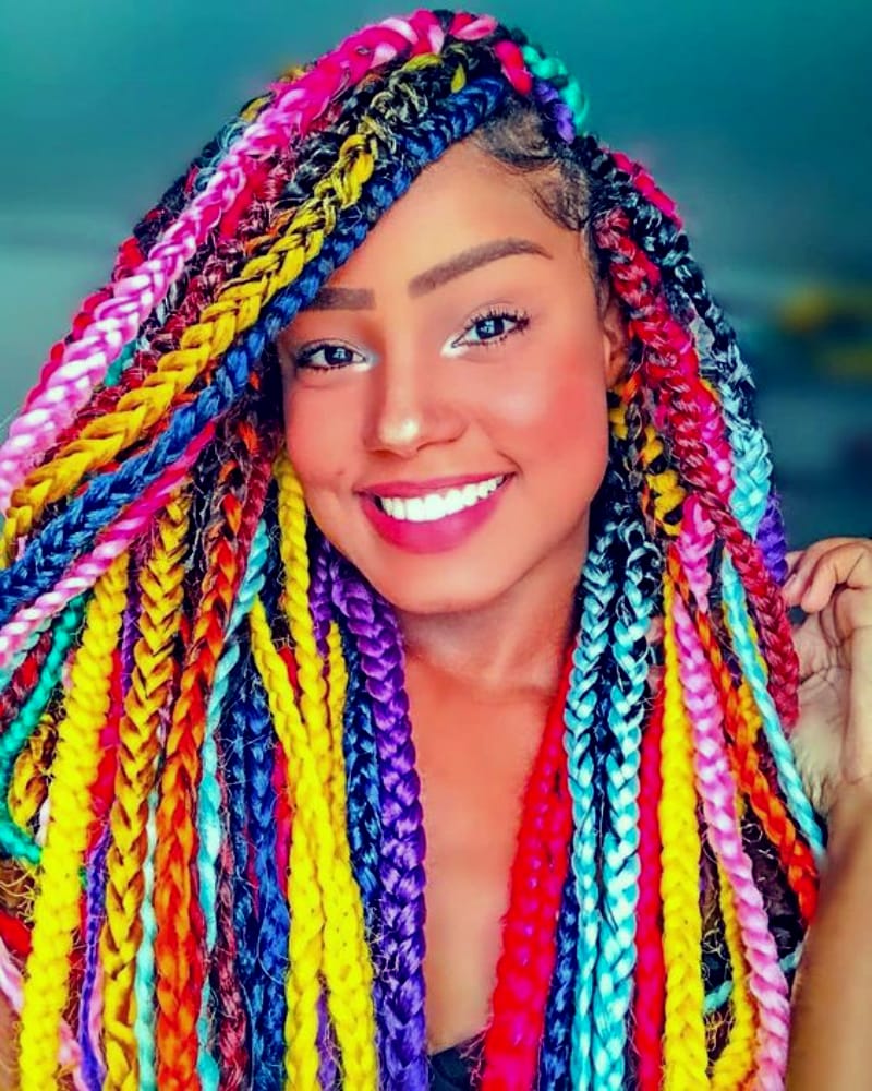 Rainbow Braids