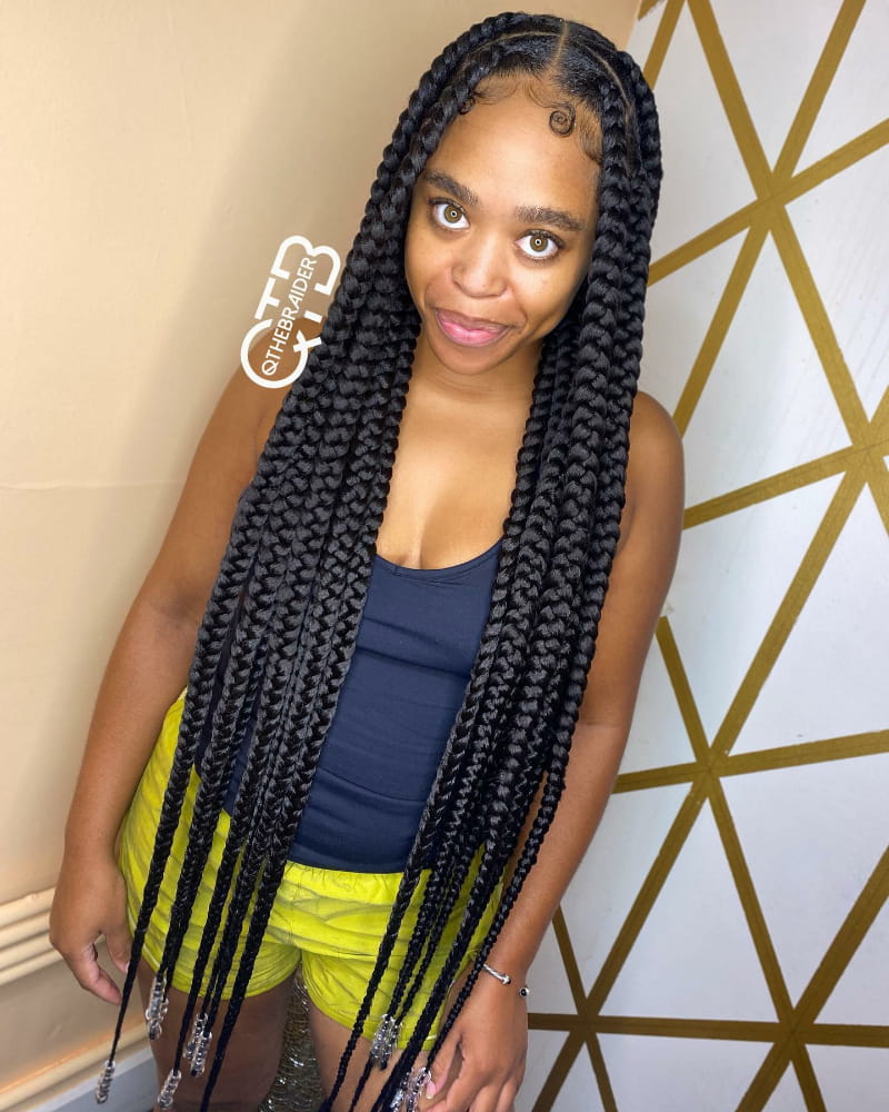 knotless box braids