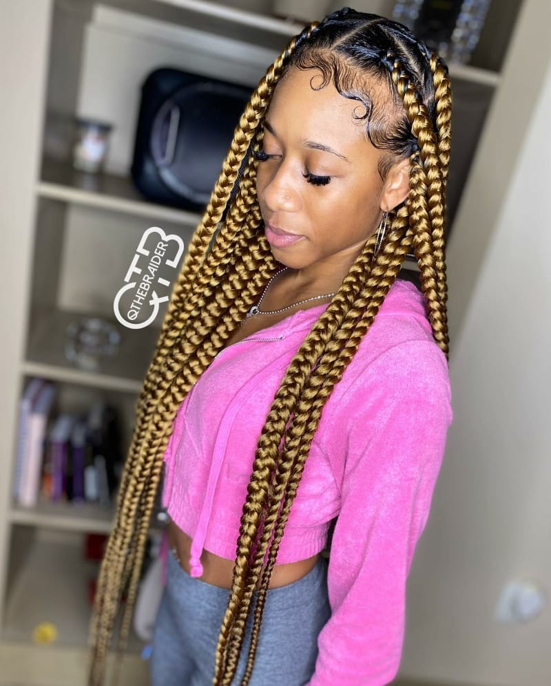 knotless box braids