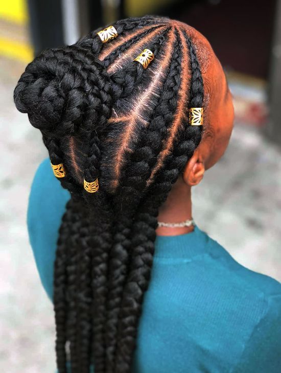 Braids With Beads