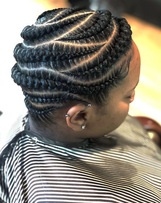 Zigzag Cornrows Braids