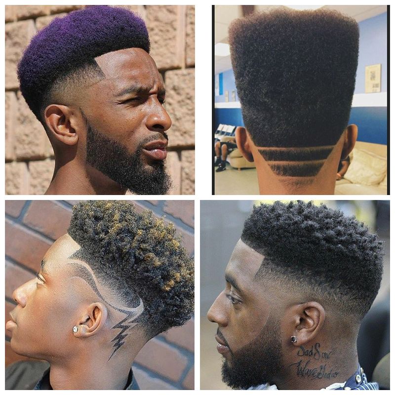 High Top Afro: black men hairstyles
