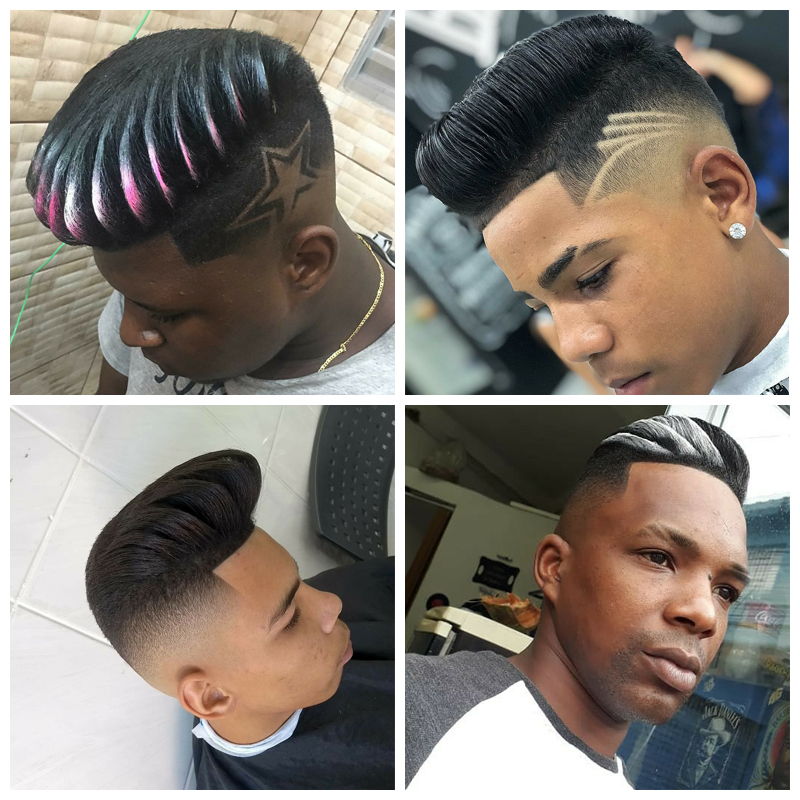 Quiff Haircuts: black male haircuts