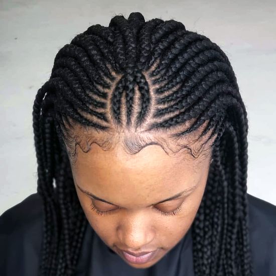 Artistic Braids with Cornrows