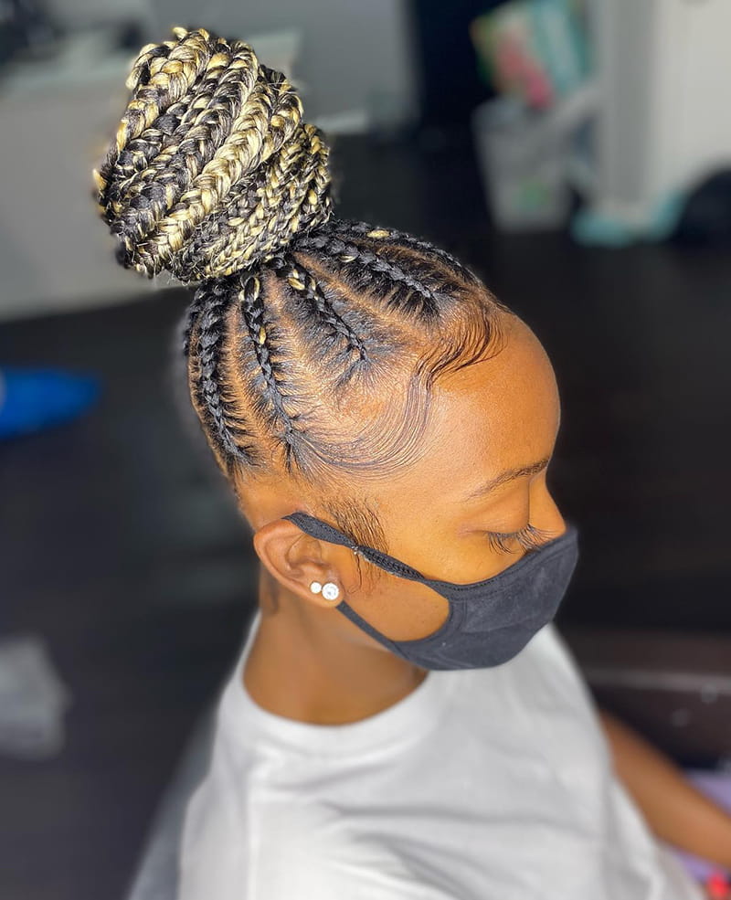 Braided High Bun