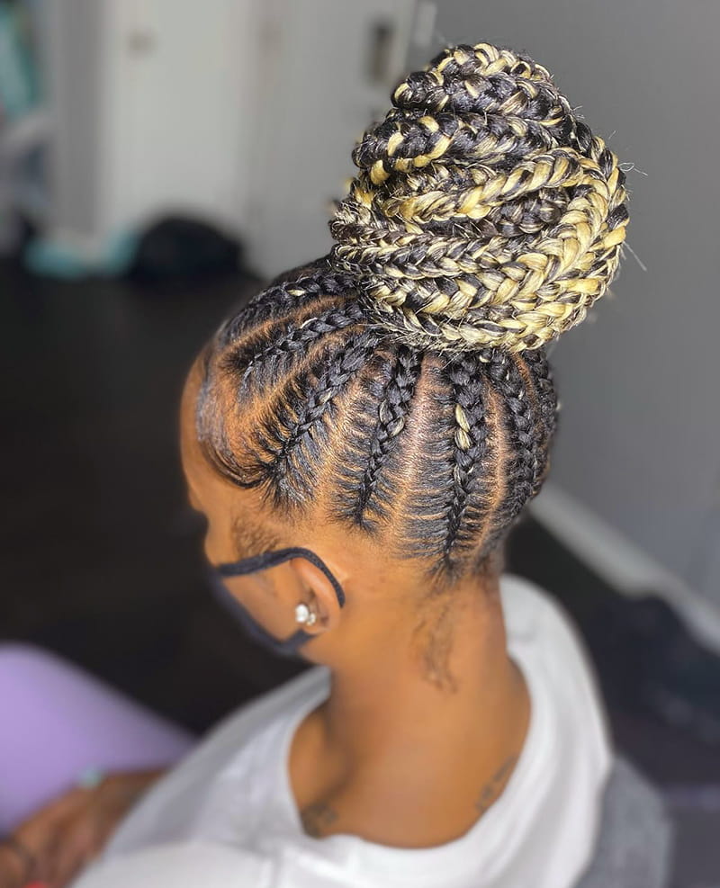 Braided High Bun