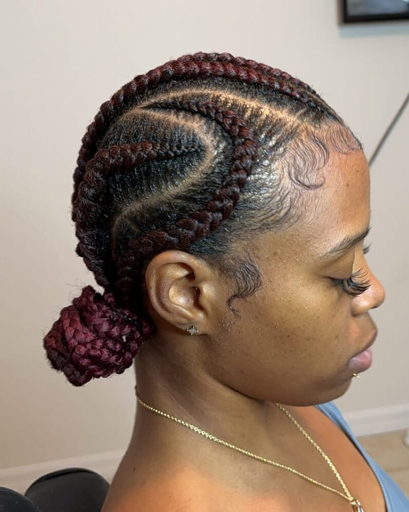 Braided Low Bun