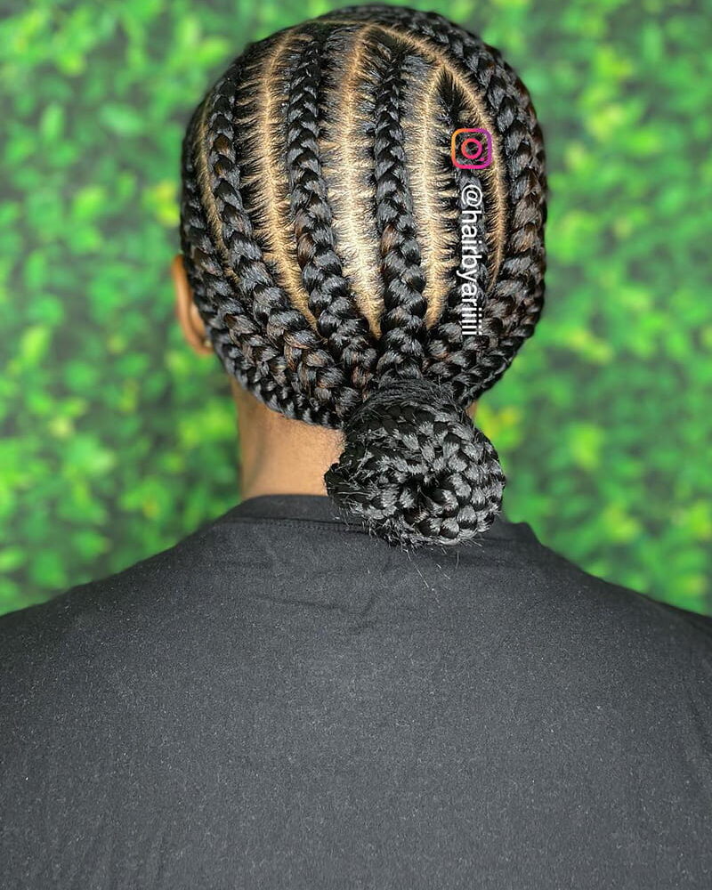Braided Low Bun