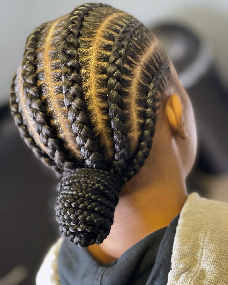 Braided Low Bun