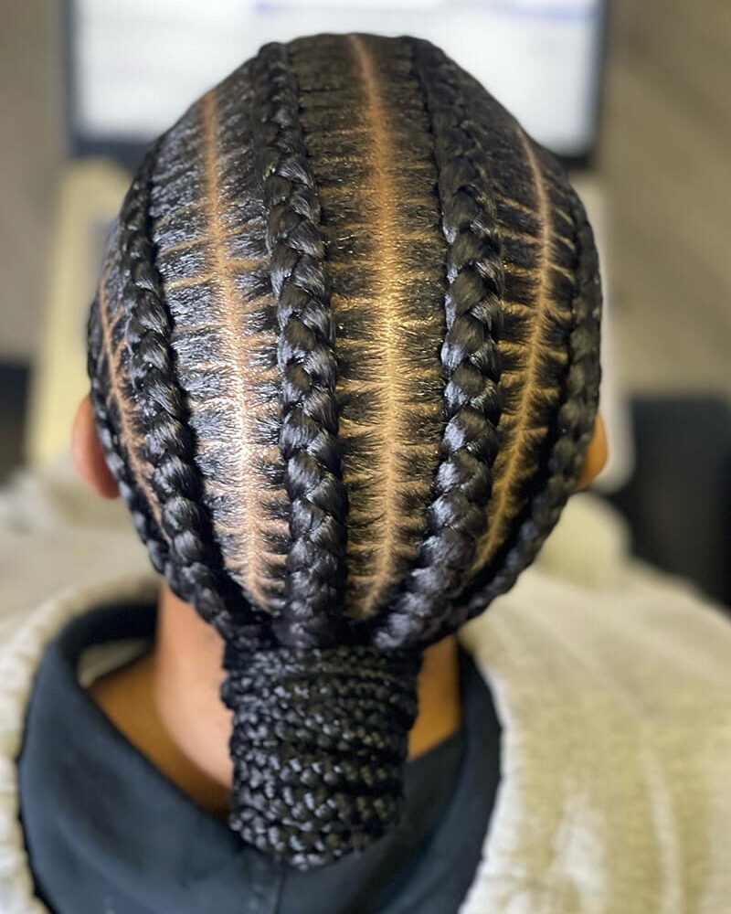 Braided Low Bun